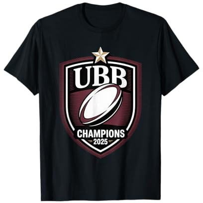 Rugby 2025 Supporter UBB Etoile Cup Bielle Biarrey Penaud T-Shirt