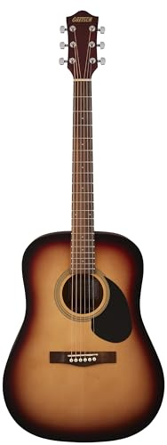 Gretsch Prelude D100 Dreadnought Acoustic Guitar, Walnut Fingerboard, Sunburst
