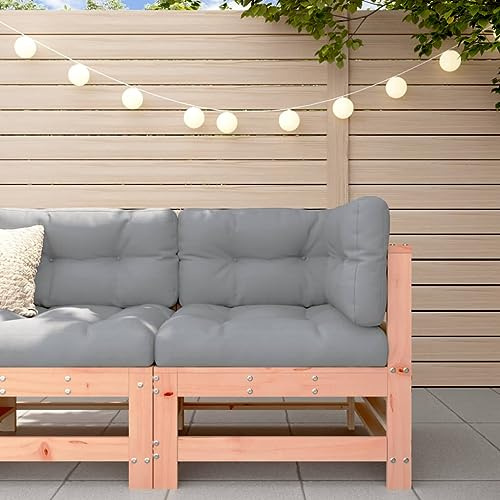 XINCXIN Garten-Ecksofa, korbsessel Outdoor Garden Furniture Balkon Couch terassenmöbel außen Geeignet für Balconies Yard Garden patios Massivholz Douglasie