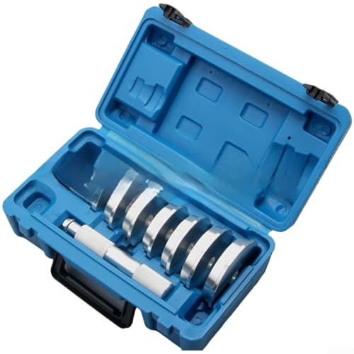 Kit de herramientas de servicio de rodamientos automotrices de 17 piezas para instalar, quitar y presionar componentes de rodamientos de rueda (caja azul de 10 piezas)