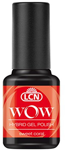 LCN WOW - Hybrid Gel Polish Nr. 06 sweet coral (8ml) (coralle) - Gellack ohne Lichtgerät für bis zu 10 Tage perfekt lackierte Nägel