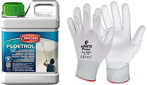Owatrol - Diluyente para pintura (1 L) + 3 pares de guantes para barnizar