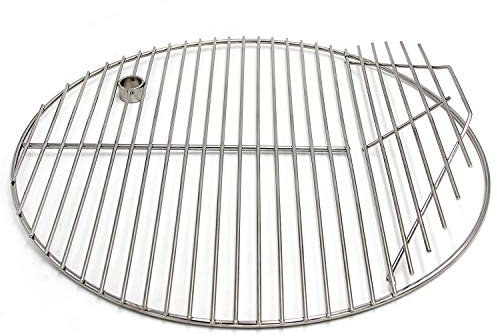 Hongso 49,5 cm 304 Edelstahl Rundroste Grillrost für Akorn Kamado Keramikgrill, Pit Boss K24, Louisiana Grills K24, Char-Griller 16620/6719/ E56720/ 6520/16820/ 6020/6620 Holzkohlegrill