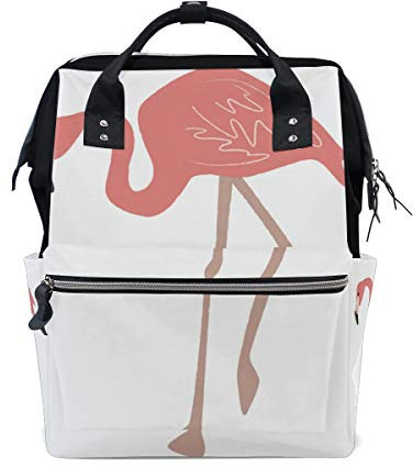 MONTOJ Flamingo Canvas Reisetasche Campus Rucksack One Size 6