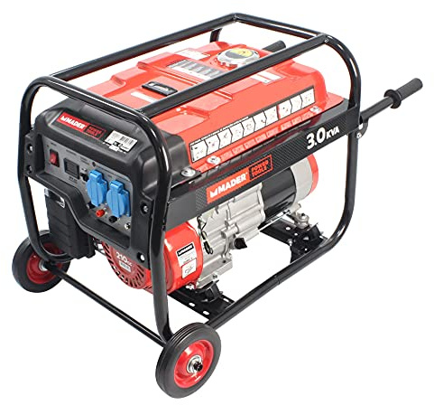 Mader Power Tools 63610 Generador Monofásico, Avr, 3.0Kva, 15L