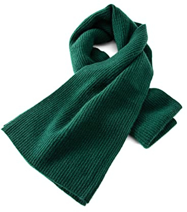 Villand Bufanda 100% cachemir para mujeres y hombres, lujosa bufanda ligera de cachemira con caja de regalo (Verde)