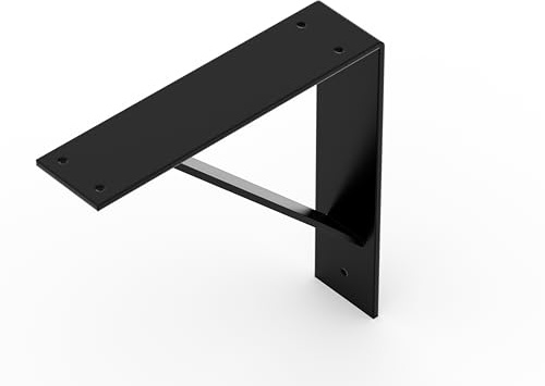 Alberts 806262 Regalträger Sam | Regalhalter wahlweise in verschiedenen Trendfarben | Regalwinkel als ein Paar oder einzeln | Größe 205 x 205 x 50 mm