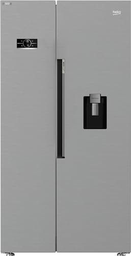 Beko ASD2442VPS 576l American Style NeoFrost Fridge Freezer - Silver