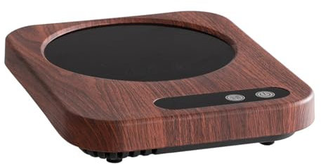 Cuisinière électrique en céramique - Mini cuisinière électrique ultra fine pour préparer du thé et du café, conservation automatique de la chaleur/panneau étanche, 110 V/220 V,A