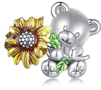 Sterling Silber Schmuck, Bär Mann Anhänger für Diy Halskette Ohrring Judentum Herstellung, ZQQZEZ