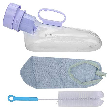 SSTANGLU Bouteilles d'urine pour homme, 1000 ml - Collecteur d'urine anti-déversement - Seau pour urinoir - Entonnoir pour urinoir