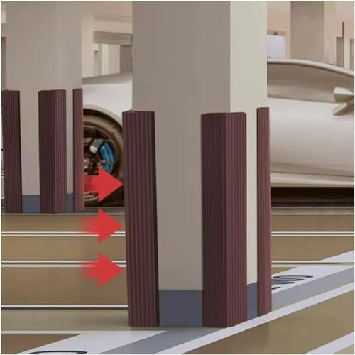 LNNW Protector de esquina de pared for garajes de estacionamiento, muebles de mesa, bordes de garaje, protectores de esquina de pared, 1cm de grosor para la Protección de Las Columnas de Garaje y Apa(