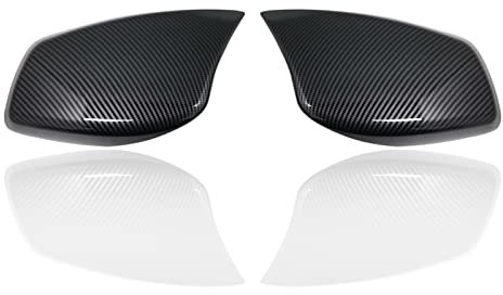 Spiegelkappen Außenspiegel Für 5 Series E60 E61 E63 E64 2004–2008 520i 525i 528i 528xi 530i Rückspiegel-Abdeckkappen Auto Spiegelkappe(Carbon One Pair)