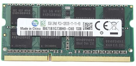 Asyduey Memoria para Computadora PortáTil DDR3 8GB Ram 1600Mhz PC3-12800 1.5V 204 Pines SODIMM para Memoria para Computadora PortáTil