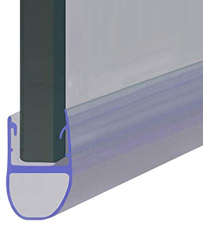 Shower Seal for Screens, Doors or Panels | Fits 8, 9 or 10mm Glass | Round Bubble Shape Seals Gaps of Up to 7mm | 80cm, 90cm, 140cm or 2m Long | SEAL009 (200cm)