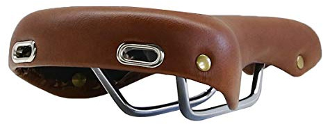 TentHome Classic Sattel Vintage Fahrradsattel Fahrradsitz Stahlgestell Niete, Mountainbike Sattel City Tourensattel Trekking Rennrad Sattel