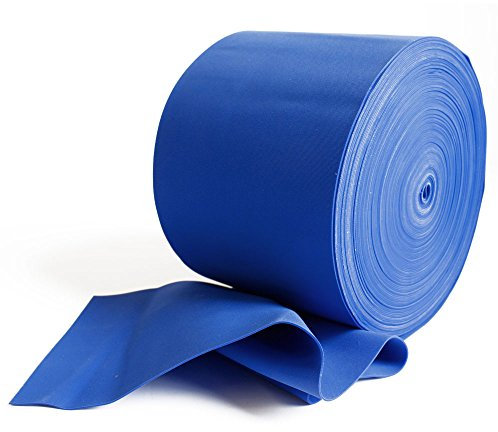 FTM Deuserband, Fitnessband Physioband für Aquagymnastik, Blau Extra Stark, Latexfrei, Länge 20m, Breite 10cm