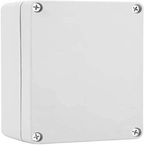 Waterproof White Junction Box 175mm x 175mm x 100mm ABS Enclosure Outdoor Lighting Cable Electrics Connection