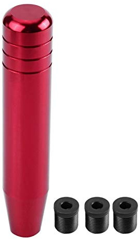 Akozon Palanca de Cambio Manual Palanca de Cambio Palanca de Cambio 18 cm Universal en aleación de Aluminio(Rojo)