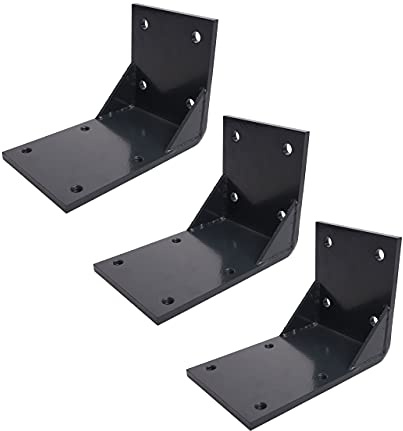 Mendler 3er-Set Deckenadapter für Kassetten-Markise T124 - anthrazit | Deckenmontage Halterung, Adapter