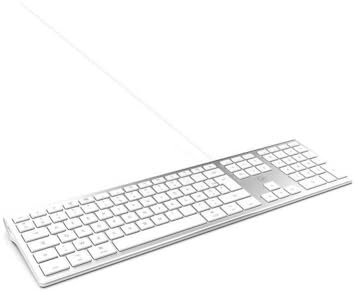 MOBILITY LAB - Clavier Mac Filaire + 2 Hubs USB Intégré
