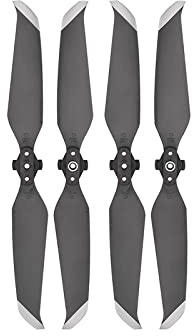 WANGCL 2 Paar Drohnen-Propeller, geräuscharm, passend für DJI Mavic Air 2 Mavic Air 2S Drohnen-Zubehör, silberfarbene Verzierung