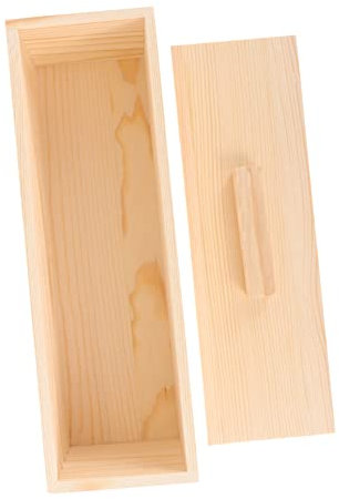 HEMOTON Antihaftbeschichtete Holzbox in Kastenform Für Haushalt Und Backen Praktische Brot- Und Toastaufbewahrung Mit Polierter Oberfläche