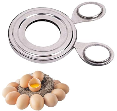 Coupe-oeuf en Acier Inoxydable,Ouvre oeufs,Coupe-Œuf Coque,Oeufs Coupe Coque,Ouvre-oeuf à la Coque,Décapant pour Oeufs Coupe-oeufs,Ciseaux à Oeufs Décapant la Coquille,pour Accessoire de Cuisine