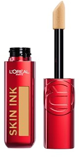 L'Oreal Paris Infaillible Skin Ink, Foundcealer, Deckend wie eine Foundation, Leicht wie ein Concealer, bis zu 48H semi-permanentes Make Up, Wasserfest, Schweißfest, Kein Abfärben, Medium Warm 300