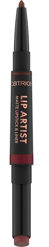 Catrice Lip Artist Matte Lipstick & Liner, Nr. 040, Rot, hochpigmentiert, farbintensiv, matt, vegan, ohne Parfüm, ölfrei, ohne Alkohol, 1er Pack (1.74g)