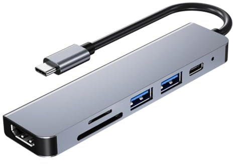 jojofuny Usb Hub Usb Expansion Transfer Adapter for Phone Fast Charger Plug Suitable for Macbook Pro