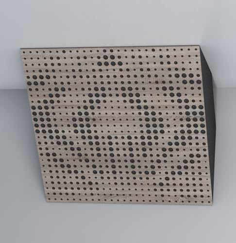 2er-Pack – Akustik-Bassfallen „UNIVERSE-Horizont“ für Deckenecken | Schallabsorption im Niederfrequenzbereich | Eckblock für Heimstudio und Theater | [x2 UNIVERSE-H-150mm | Sonoma]
