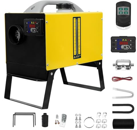 Sunster 8KW Diesel Luftheizung, 12/24V tragbar LCD für Auto RV | 8KW, 12V/24V, Portable, LCD Switch, Remote Control, Diesel Air Heater