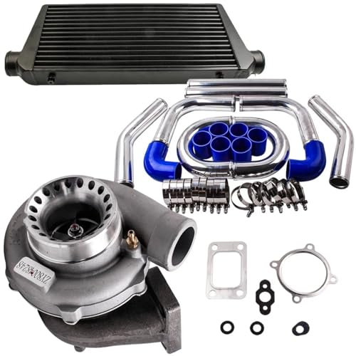 OTOZUM Turbolader Kompatibel Mit Ford Für Falcon BA/BF XR6 FPV GT3582 Turbo Turbolader 64 Mm Rohrleitungssätze Und Ladeluftkühler 76 Ersatzteil