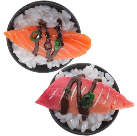 VICASKY 2 Stück Realistisches Spiel Lebensmittelmodell aus Langlebigem PVC Detailgetreues Rindfleisch Essen Spielküche Zubehör für Kinder zum Rollenspiel