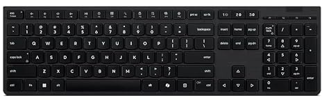Lenovo Professional Wireless Rechargeable Keyboard AI - Italia, tastiera ricaricabile wireless full-size con tasto Copilot, connessione 2.4GHz e Bluetooth, switch fino a 3 dispositivi