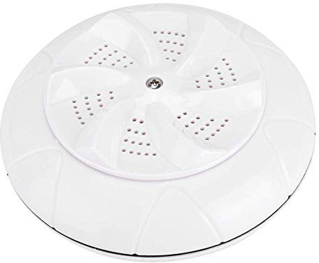 Washing Machine,Mini Travel Portable Washing Machine Ultrasound Turbo Washer Household Small Washing Machine Laundry(White)