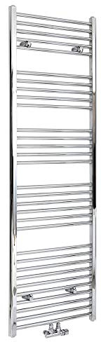 Hudson Reed Neva - Handtuchheizkörper 1785mm x 600mm in Chrom mit Mittelanschluss