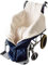 HOVCEH Winter Rollstuhldecke, Winddichte Wärme Rollstuhl Fußsack, Schlupfsack Rollstuhl Erwachsene, Decke für Rollstuhl, Rollstuhldecke Beindecke, Universelle Passform für Rollstühle (Blau)