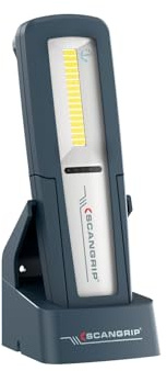 Scangrip Uniform for Life, Lampe Portable à LED idéale pour l'inspection, avec Base de Recharge, résistante à l'eau et à la poussière