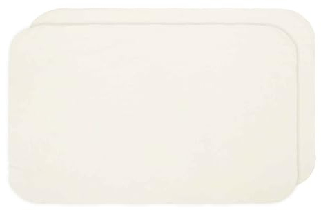 HARFINGTON 2 Pcs Chamois Cloth for Car 11.8 x 15.8 Inch Square Natural Shammy Car Drying Towel Superb Absorbent Drying Cleaning Cloth for Glass Paint Care Mirrors Windows, White