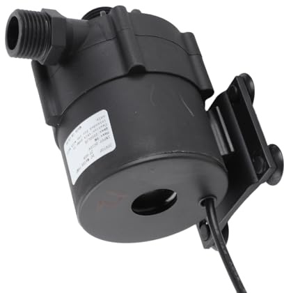 KIMISS Pompe à Eau sans Balais à Courant Continu élevé pour Aquarium et Fontaines - Mini Booster immergé de 2500 ³/h, 12 V JT-60B