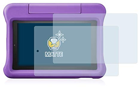 BROTECT Entspiegelungs-Schutzfolie für Amazon Fire 7 Kids Edition 2019 (9. Gen.) (2 Stück) Matte Displayschutz-Folie, Anti-Reflex, Anti-Fingerprint