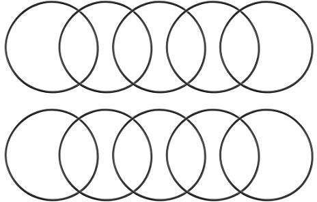 sourcing map 10Stk.Nitrilkautschuk O-Ringe 62 mm AD 59 mm ID 1,5 mm Breite Metrische Nitrilkautschuk-Dichtung