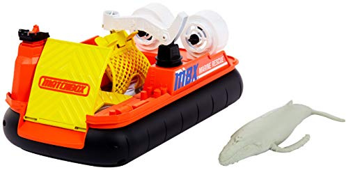 Matchbox Rettungsabenteuer-Set mit Fahrzeug und Tierfigur, Ocean Rescue