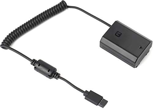 SZRMCC Battery Adapter Cables for DJI Ronin-S Gimbal DC 12V Outport to NP-FZ100 DC Coupler Dummy Battery for Sony A9 A7III A7RIII A7RIV Camera