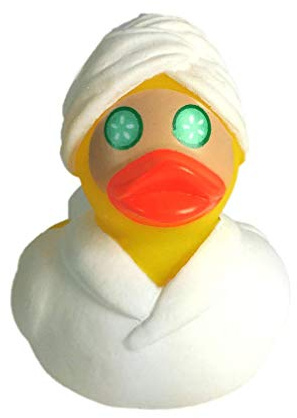 3 Rubber Duck [Sealed Hole, Floats Upright] - Baby Safe Bathtub Bathing Toy - Facial Rubber Duck