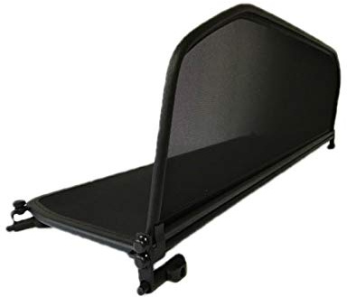 PureWind Windschott kompatibel mit BMW F33 4er Baujahr 2013-2017 (Schwarz) – Windschott Universal mit Schnellverschluss ohne Tasche