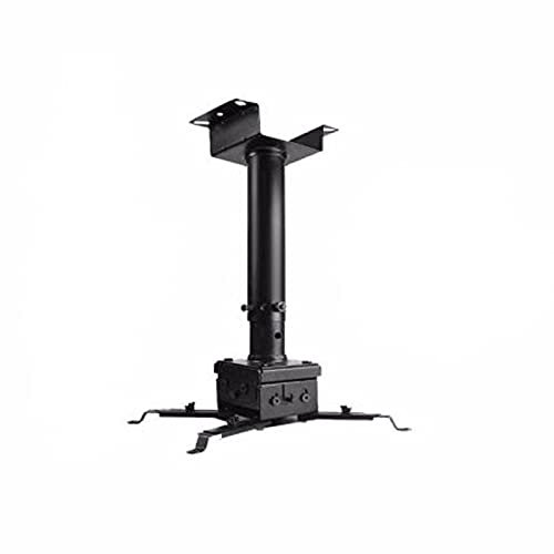 Soporte para Proyectores Soporte de montaje en el techo del proyector Capacidad de carga telescópica ajustable del brazo de 55.11lb Apto for proyectores de oficina y domicilio Soporte videoproyector (