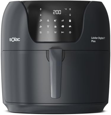 Freidora de Aire Solac FA1800D Negro 1800 W 7,4 l